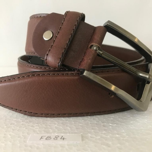 Brown Wingtip Belt Chocolate color Business Casual - Picture 5 of 5